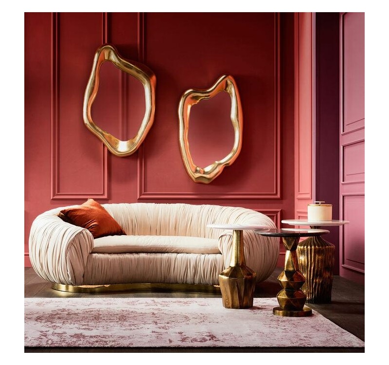 KARE lustro ścienne HOLOGRAM 117x68 cm złote