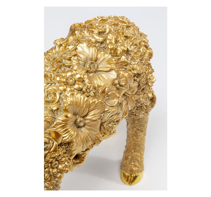 KARE lampa stołowa FLOWER SHEEP 36 cm złota