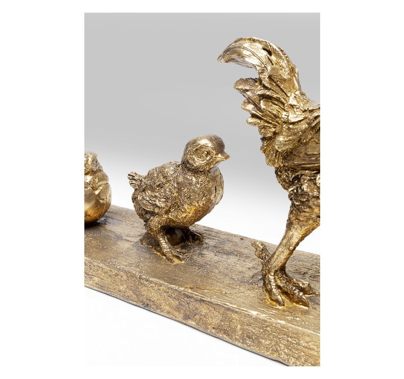 KARE dekoracja CHICKEN EVOLUTION złota