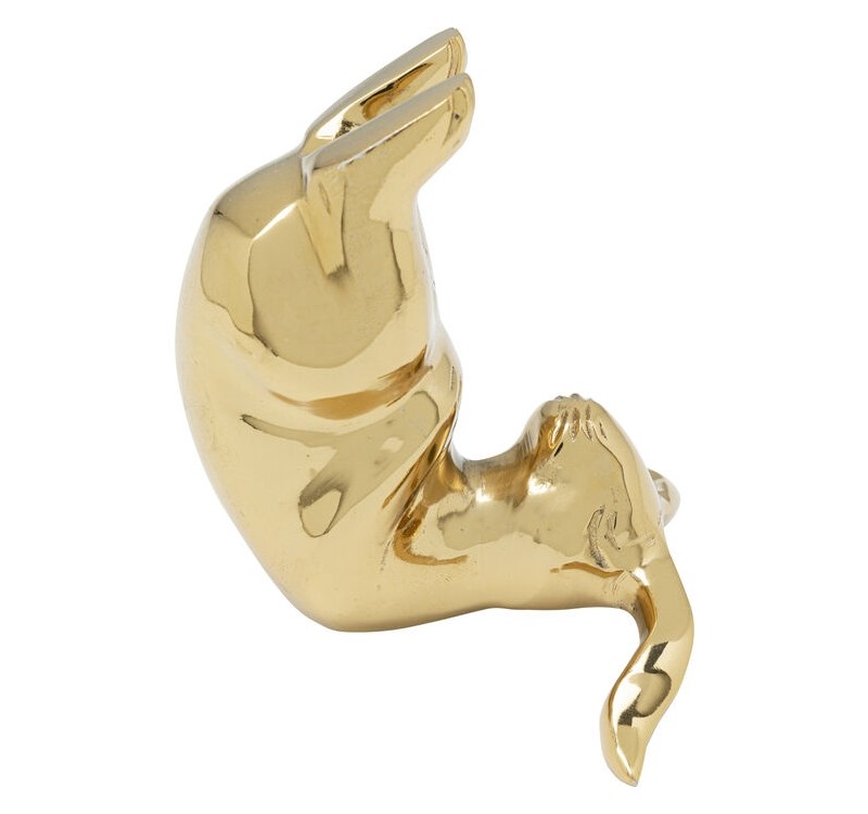 KARE dekoracja YOGA BUNNY 10 cm złota