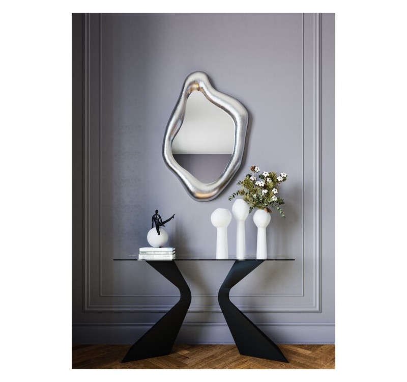 KARE lustro ścienne HOLOGRAM 117x68 cm srebrne