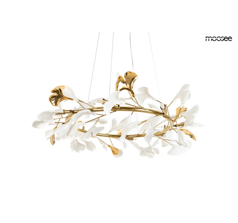MOOSEE lampa wisząca FLORA 80 PP złota