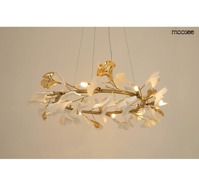 MOOSEE lampa wisząca FLORA 80 PP złota