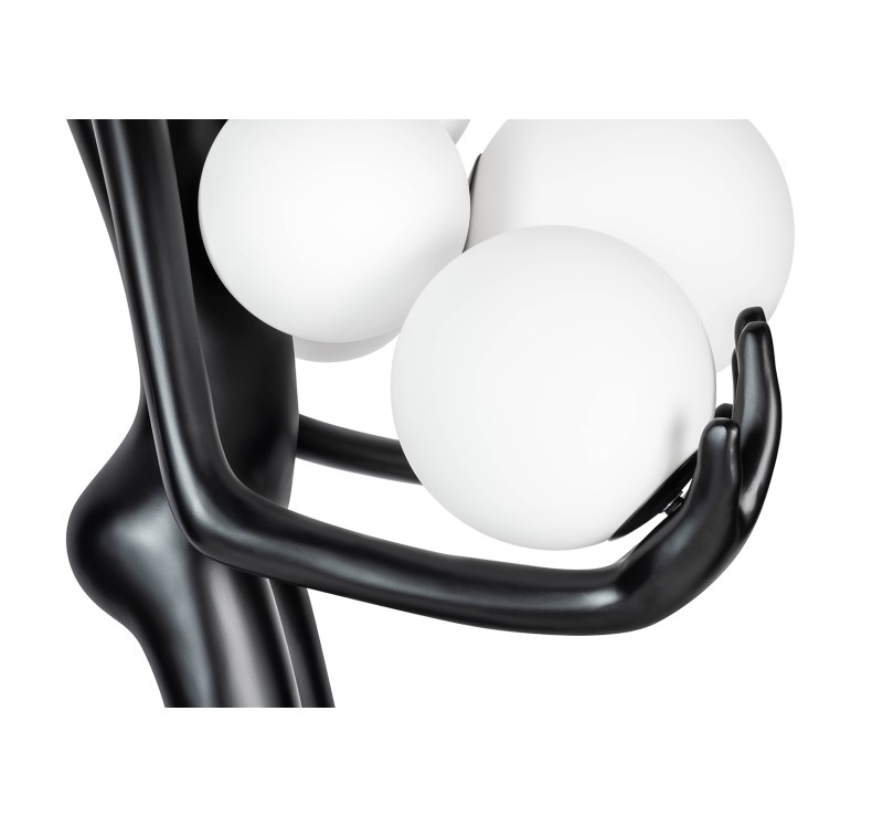 MOOSEE lampa podłogowa HUMAN PREMIUM -    włókno szklane, szkło