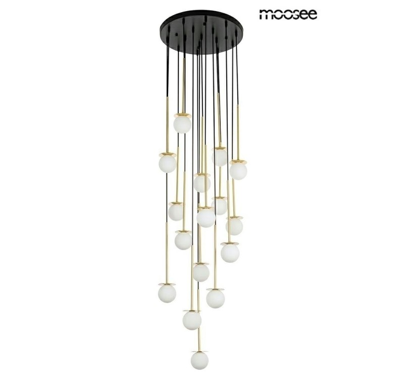 MOOSEE lampa wisząca CANNON DISC 16       złota