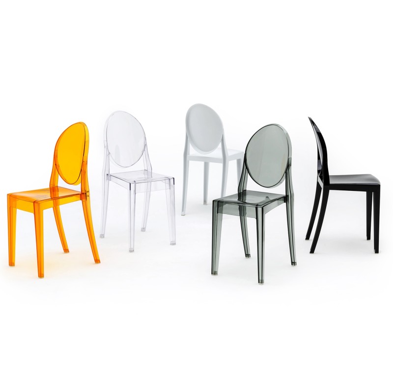 Krzesło VICTORIA dymione - poliwęglan