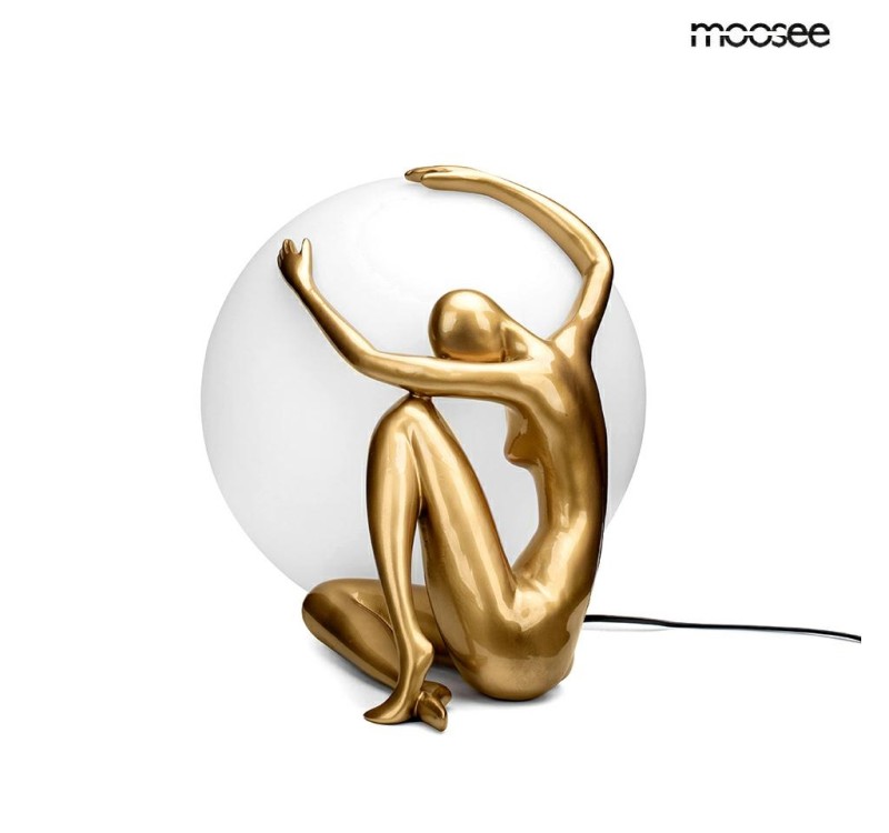MOOSEE lampa stołowa UOMO 50 złota