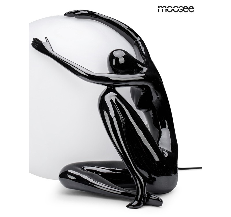 MOOSEE lampa stołowa UOMO 50 czarna