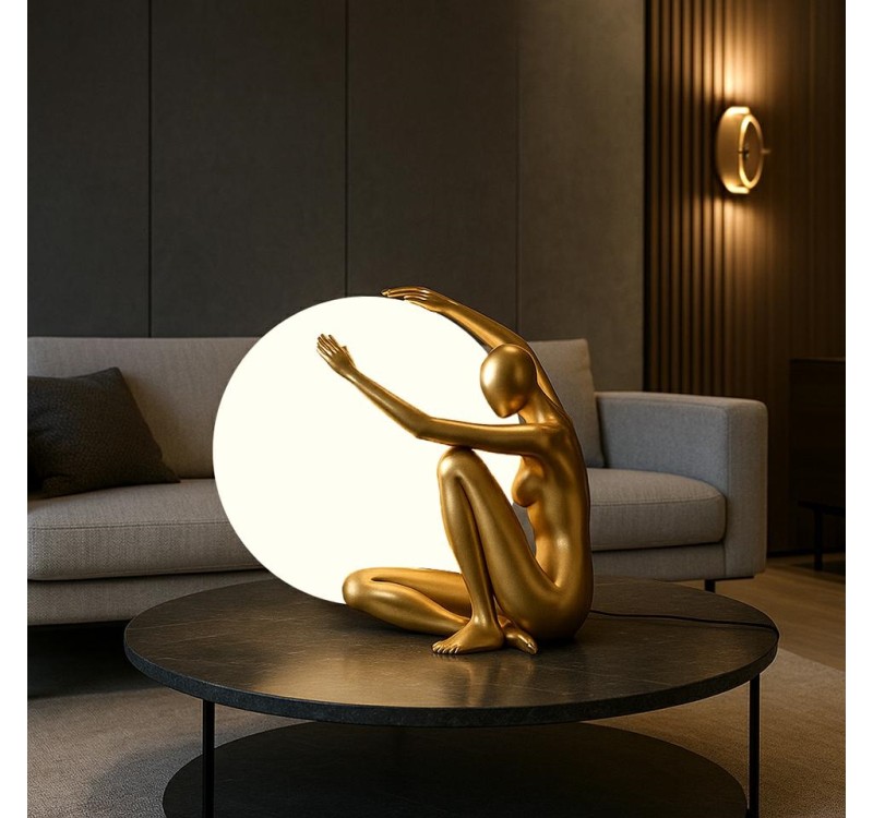 MOOSEE lampa stołowa UOMO 50 czarna