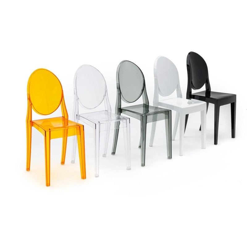 Krzesło VICTORIA dymione - poliwęglan