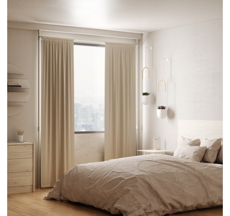 UMBRA karnisz ANYWHERE srebrny