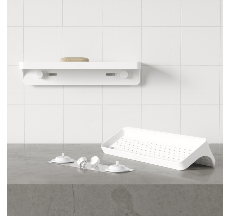 UMBRA półka łazienkowa FLEX biała