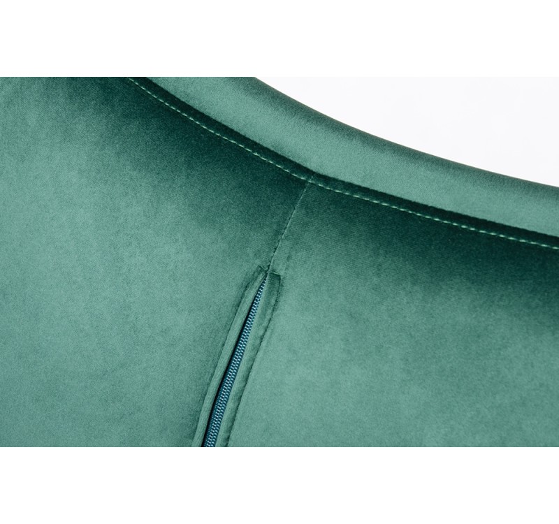 Fotel EGG SZEROKI VELVET ciemny zielony.  18 - welur, podstawa stal