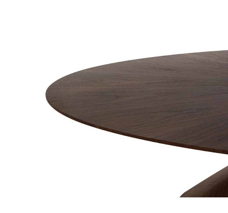 Stół UFO orzech / naturalny fornir