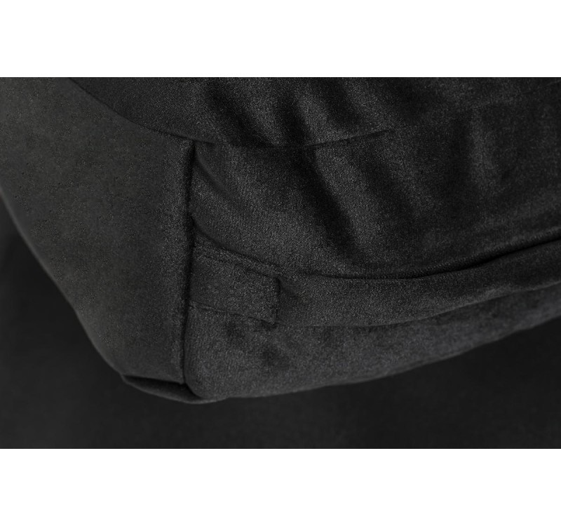 Fotel BUBBLE STAND GOLD VELVET poduszka czarna