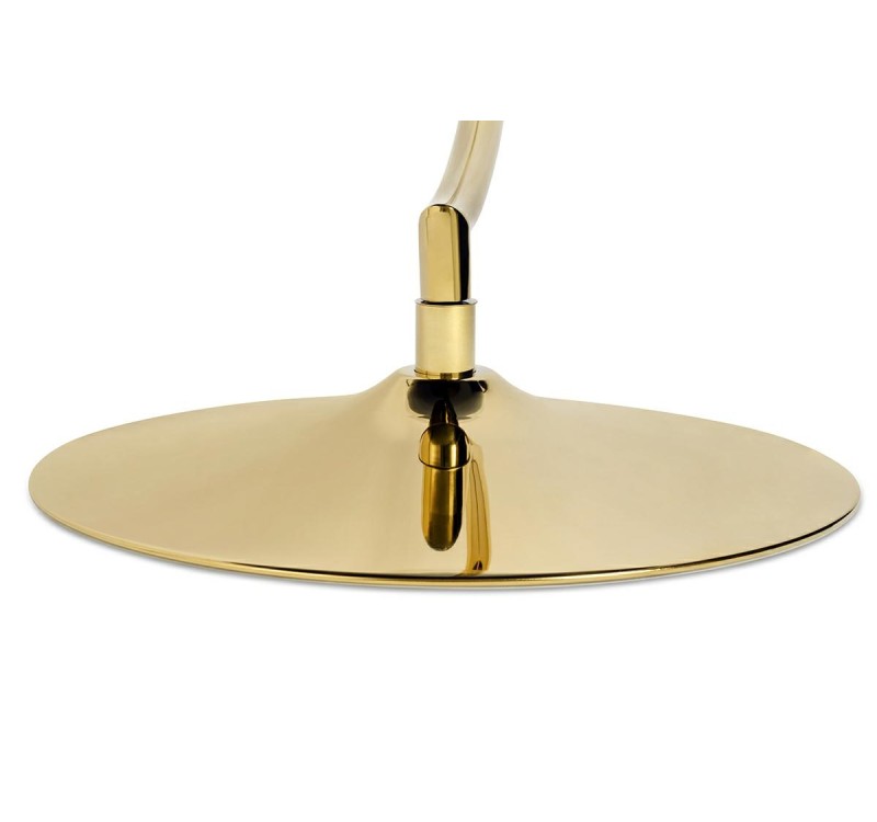Fotel BUBBLE STAND GOLD VELVET poduszka czarna