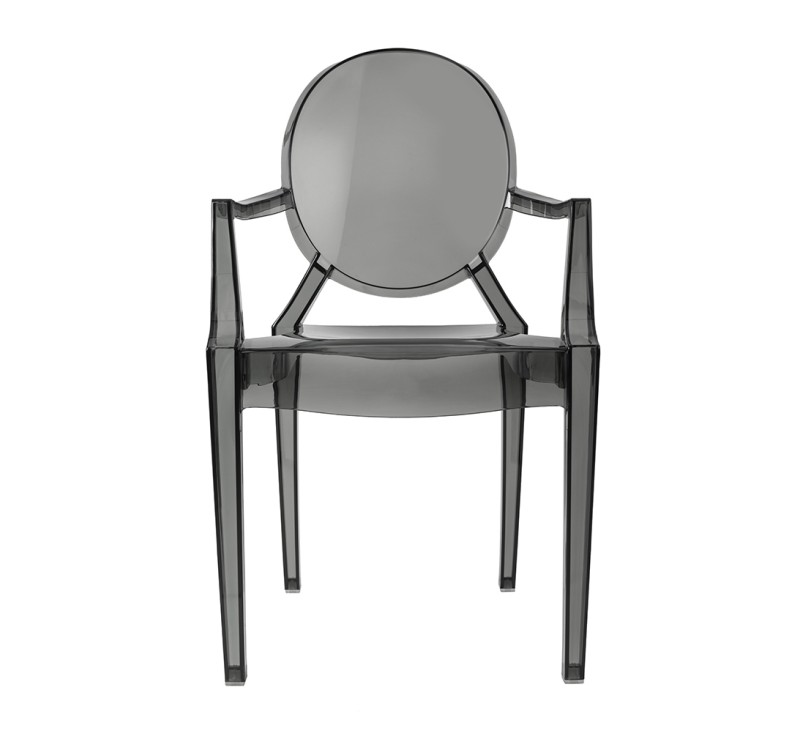 Krzesło LOUIS dymione - poliwęglan