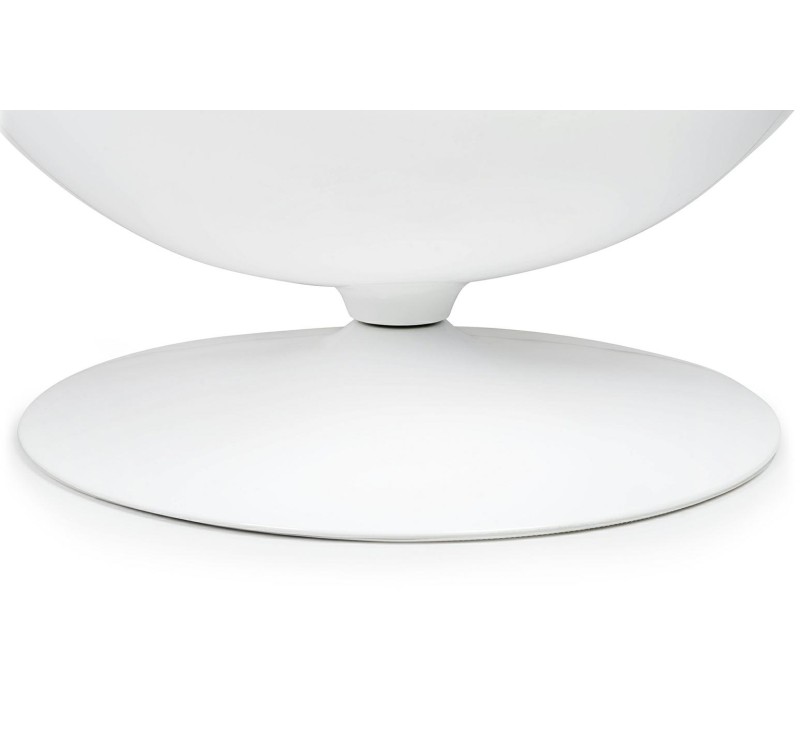 Fotel OVALIA biało-niebieski - włókno szklane